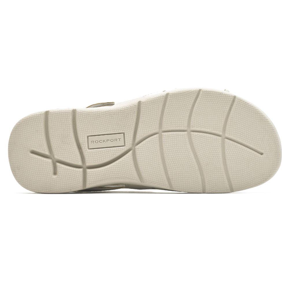 Rockport Singapore Womens Sandals - Eileen Comfort White - CM6970251